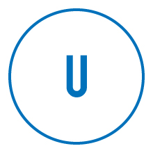 U