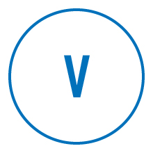 V
