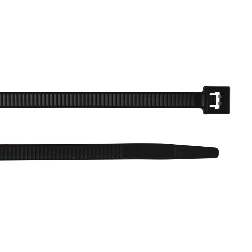 ACT 7in Cable Ties, Black, qty100 ACT7500B