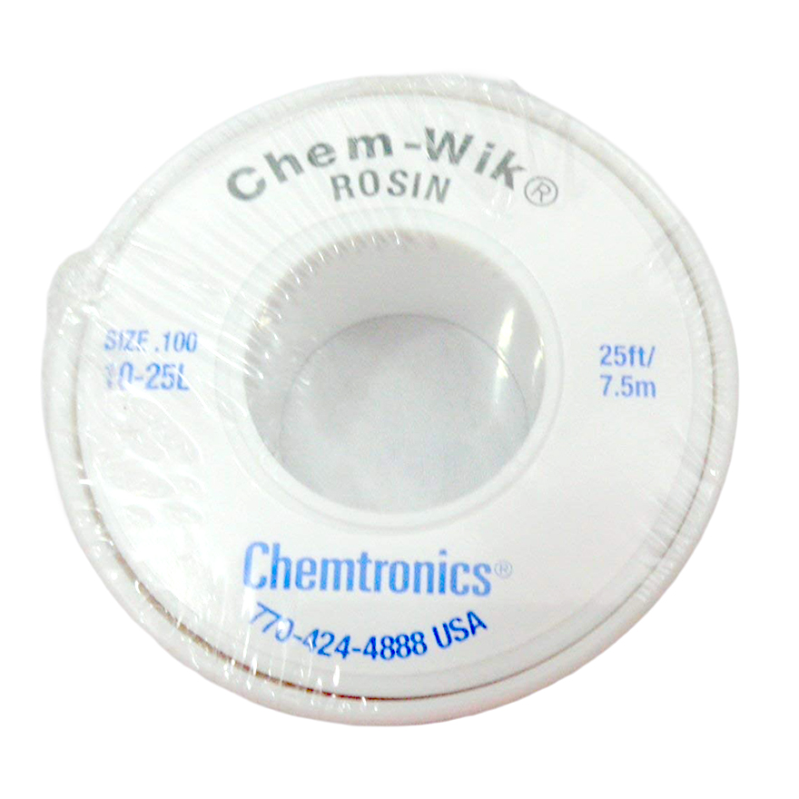 Chemtronics 10‑25L Chem‑Wik Rosin Desoldering Braid
