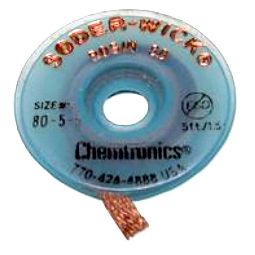 Chemtronics 80-5-5 Soder-Wick Rosin SD Desoldering Braid