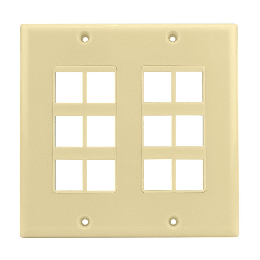 KEYSTONE WALL PLATE 12 CON3012I