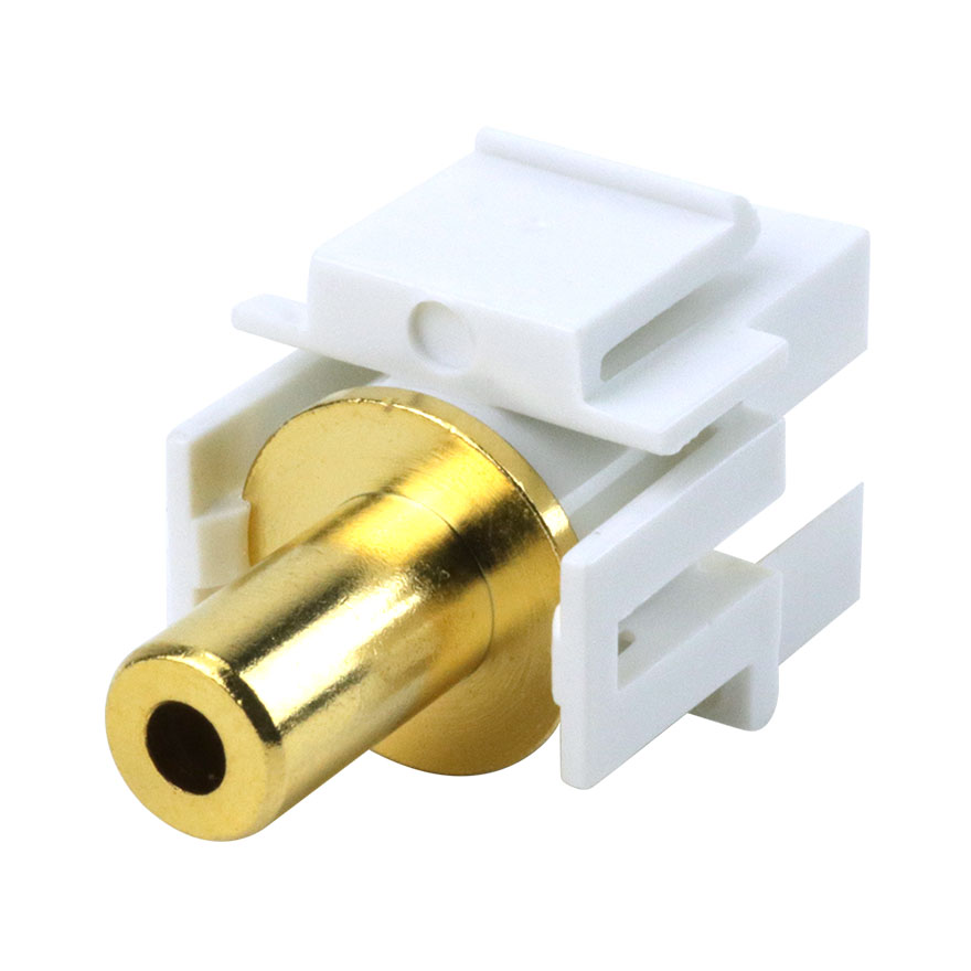 3.5MM-F TO F KEYSTONE INSERT CON3027W