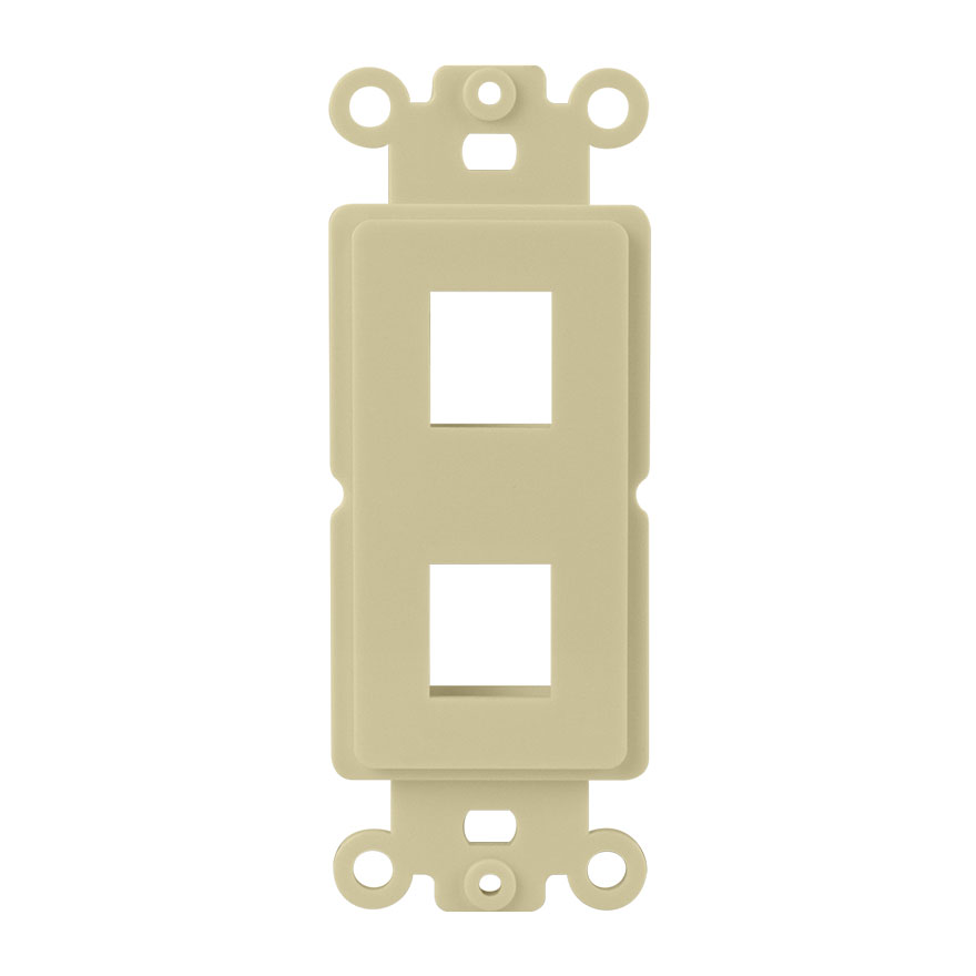Ivory 2 Port Decora Strap CON3052I