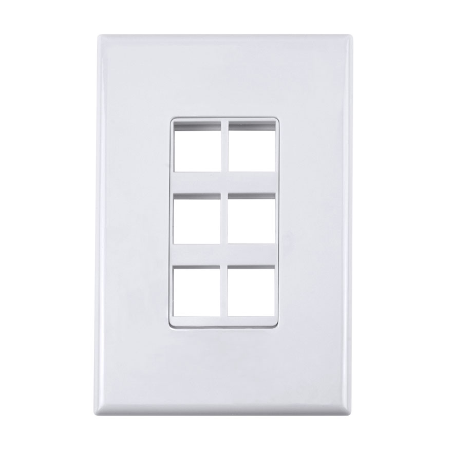 6 PT KEYSTONE PLATE SCREWLESS CON4006W