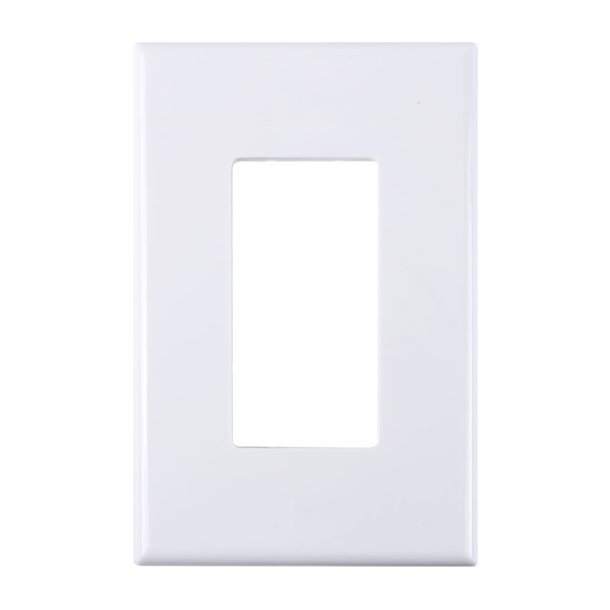 SCREWLESS 1 GANG DECORA PLATE CON4051W