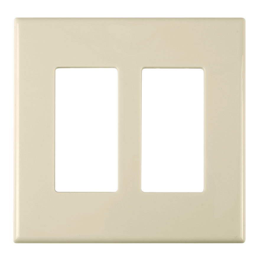 SCREWLESS 2 GANG DECORA PLATE CON4052I