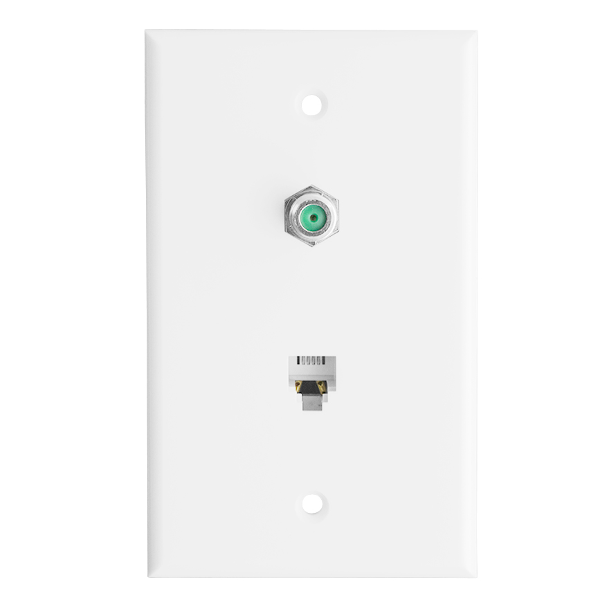 White Plate 3ghz &amp; Phone CON7007W