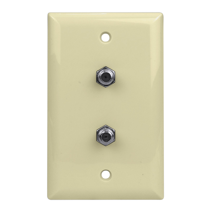 ivory PLATE WITH 2 F-81 CON7010I