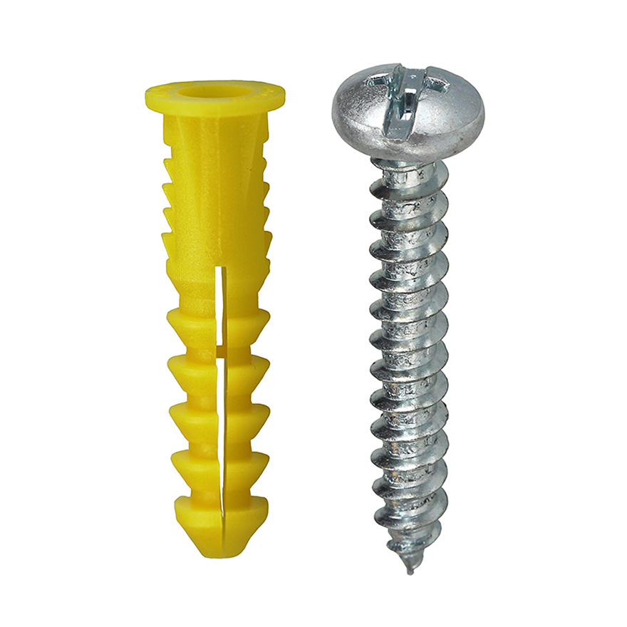 Dottie 2AK 10 Phillips/Slotted Drive Wing Screw Anchor Kit with 122 Yellow Anchor (100 Each