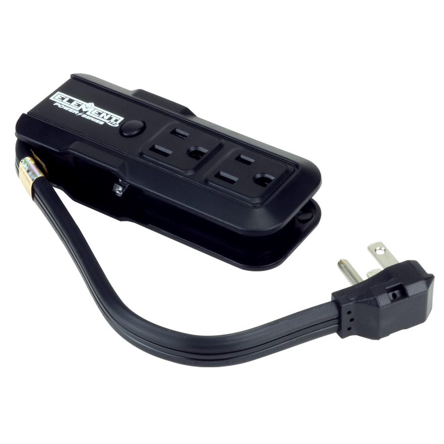 ELE9004 ELEMENT Hz EZ-GO 2 IN 1 Portable Travel Outlet