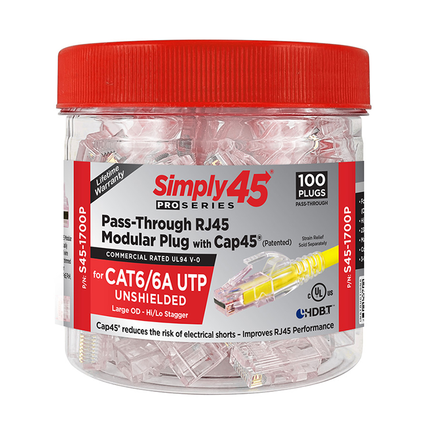 RJ45 Modular Plags with Caps