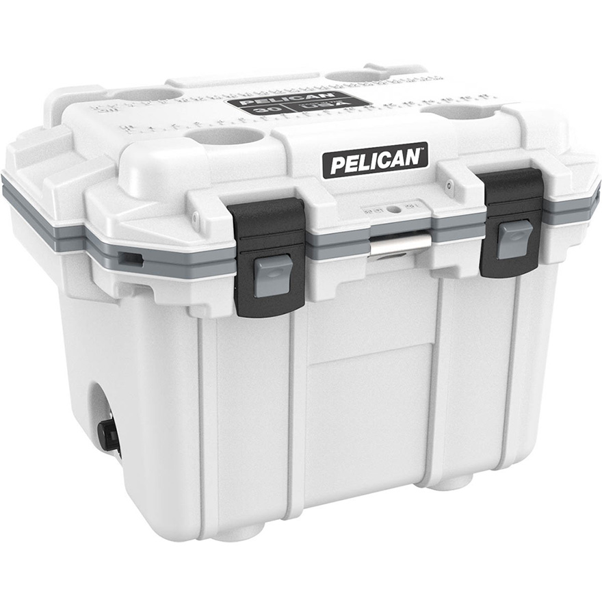 Pelican Products Inc. 30QT1WHTGRY Elite Cooler, 30Qt (White) Skywalker
