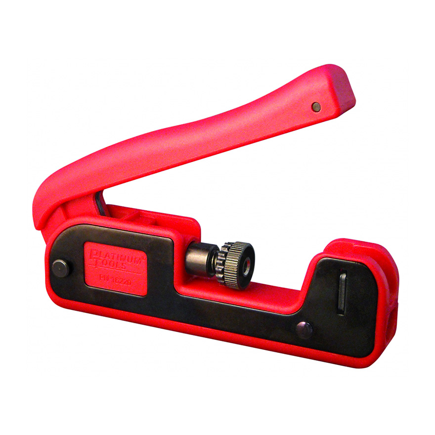 Platinum Tools 15028C ProStrip 25R Coax Stripper for RG6//59//RGB Clamshell