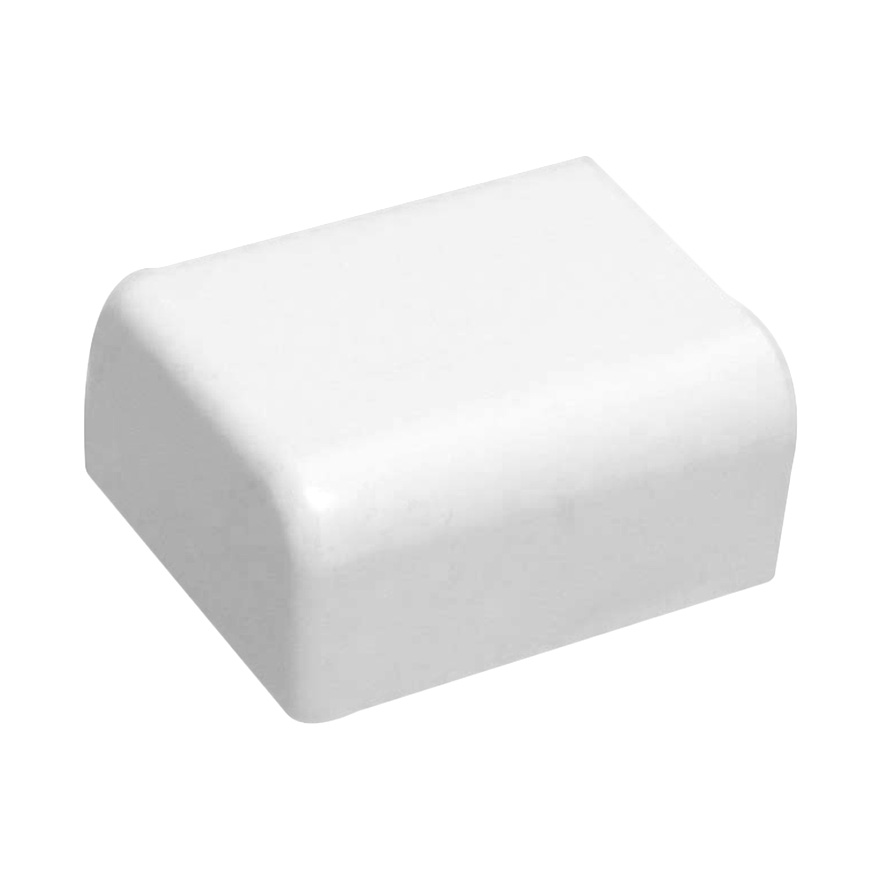 Quest Premier Raceway FEC-73414 1-1/2in End cap, white QST200EC