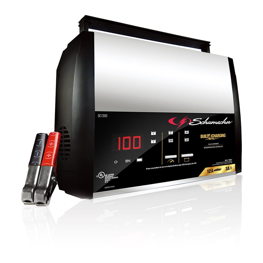 Schumacher SC1393 12A 6V/12V Fully Automatic Battery Charger - Skywalker