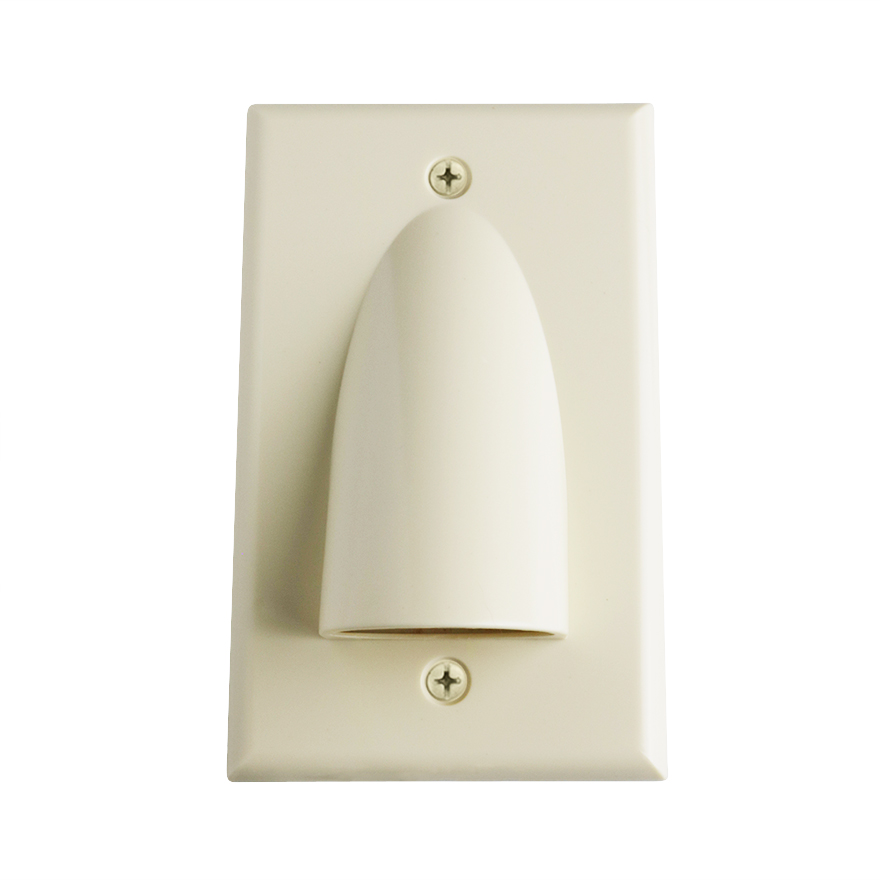 Skywalker Signature Series Single Gang Bundled Cable Wall Plate, Almond SKY05087AS