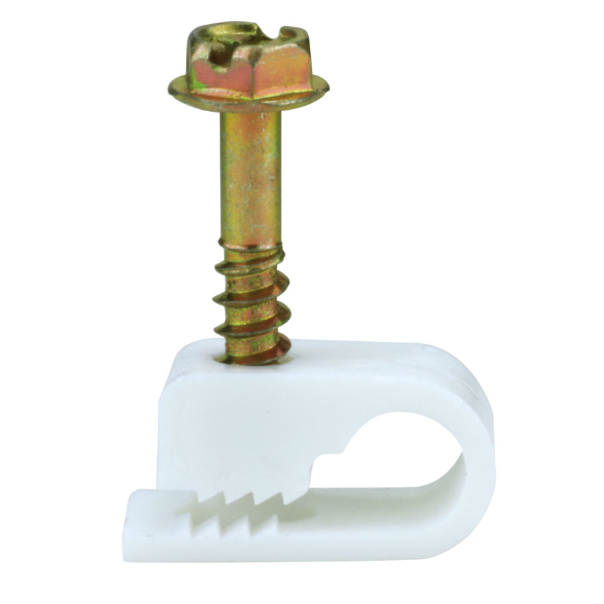 Skywalker Signature Series Single Flexible Clips, white, qty100 SKY32265SW