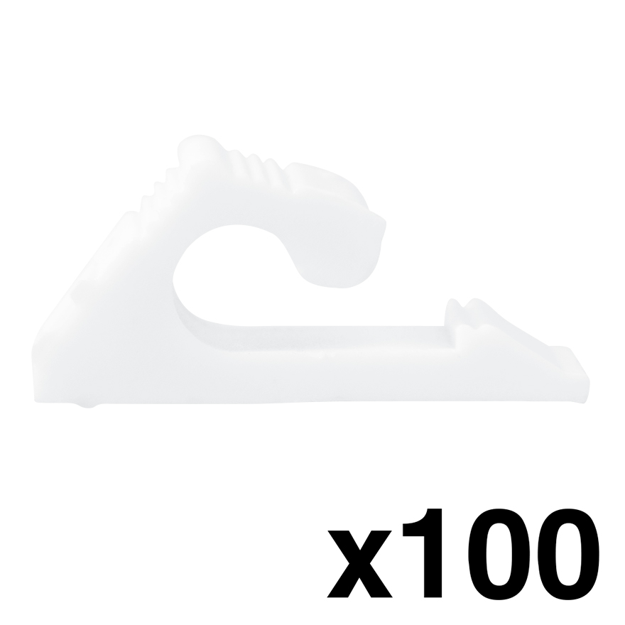 Skywalker Signature Series Horizontal Single Coax Siding Clips, qty100 SKY32906