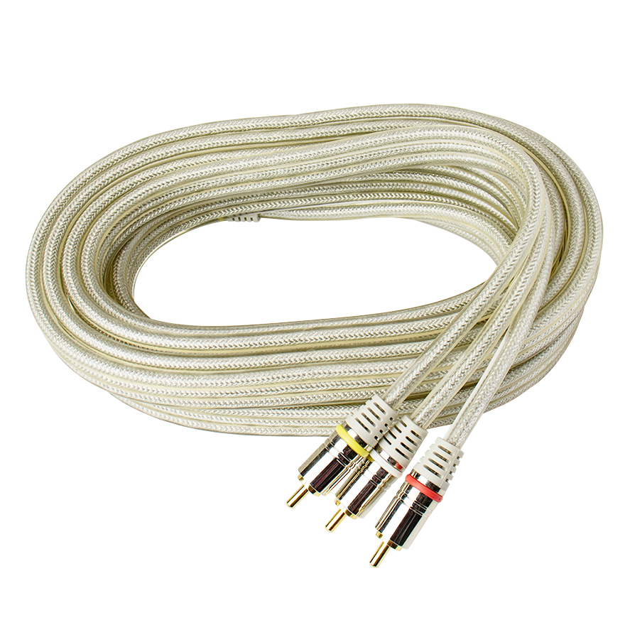HQ Premium 6-ft Triple RCA Audio/ Video Cable SKY71156