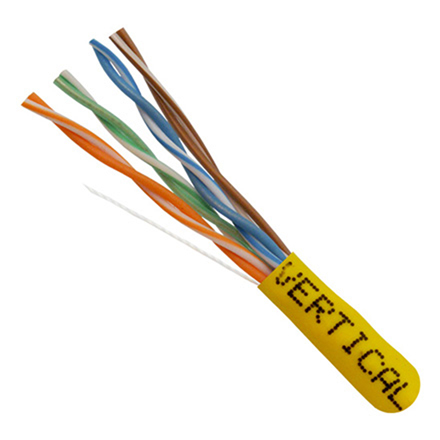 Cat 5e 1000 FT BOX/Yellow VER1591