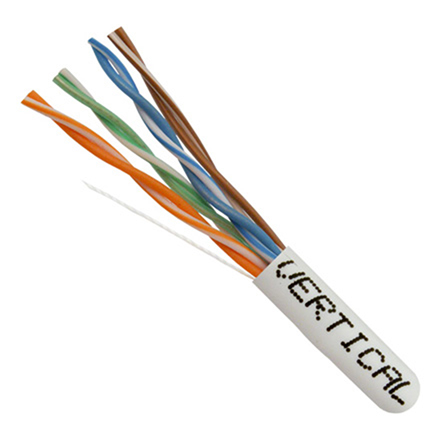 Cat 5e 1000 FT BOX/White VER1593