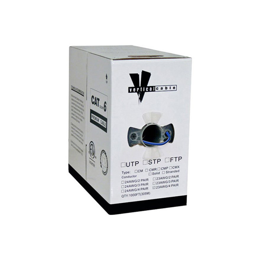 Cat 6 1000 FT BOX/BLUE VER1600