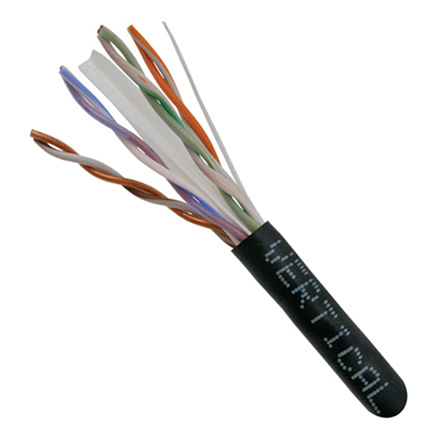 Cat 6 1000 FT BOX/Black VER1602