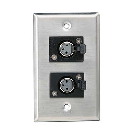 Atlas SG-XLR-F2 XLR Wall Plate