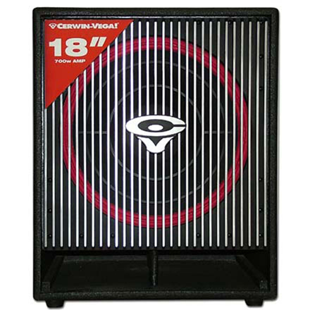 Cerwin Vega CVA-118X 18in subwoofer, Active HP