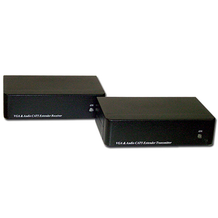 Choice Select VGA Cat5e Extender plus Stereo or Digital Audio incl Tx and Rx