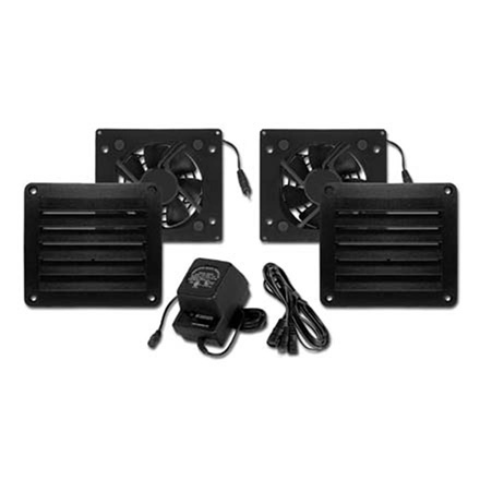 Cool Components PK-HFL-BLK HIFLO Vent Package, black