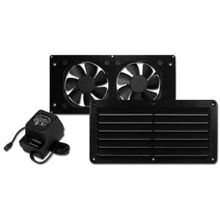 Cool Components VS-HFB-BLK HiFlo  Basic Venting System, black