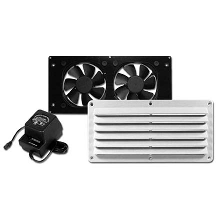 Cool Components VS-HFB-WHT HiFlo Basic Venting System, white