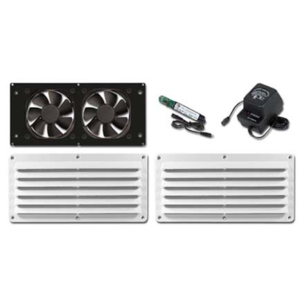 Cool Components VS-HFS-WHT HiFlo Venting System, white