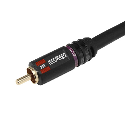 Element-Hz Subwoofer Cable 2 Meter (6.6ft)