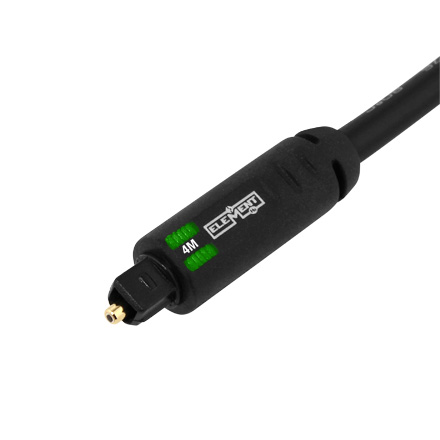 Element-Hz Digital-Audio Fiber Optic/Toslink Cable 4 Meter (13.12ft)