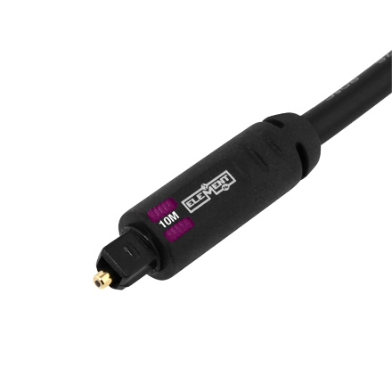 Element-Hz Digital-Audio Fiber Optic/Toslink Cable 10 Meter (32.81ft)