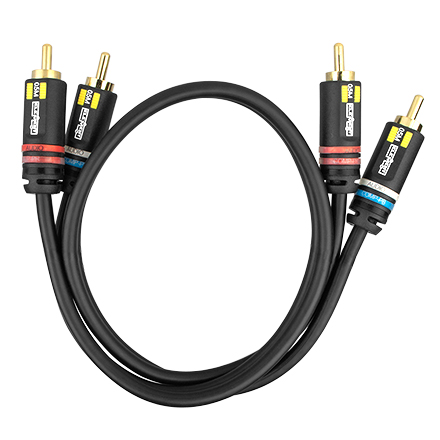 Element-Hz Universal Dual RCA-Style Cable .5 Meter