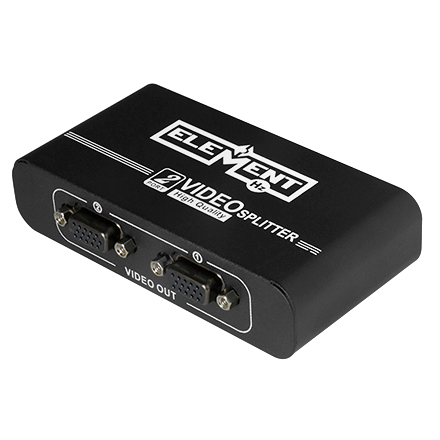 Element-Hz 2-Way VGA Splitter, 350MHz