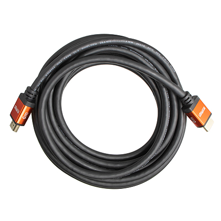 Element-Hz 6m (19.7ft) High Speed HDMI Cable w/ Ethernet, Round Jacket (Orange)