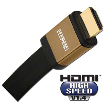 Element-Hz 20m (65.6ft) High Speed HDMI Cable w/ Ethernet, Flat Jacket (Brown)