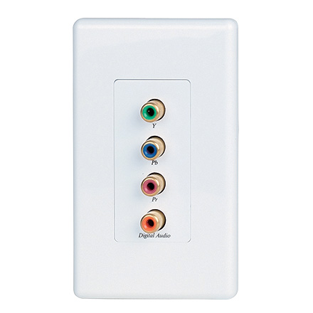 Element Hz Cat-5 Balun for Component Video & Digital Coax Audio Wall Plate (Pair)