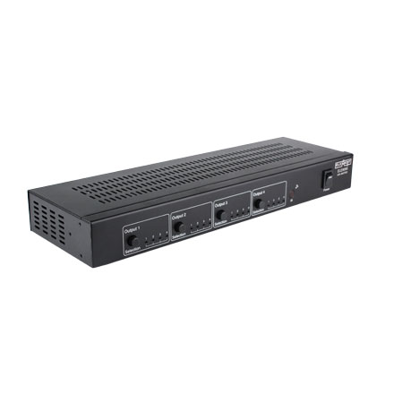 Element-Hz HDMI 4x4 Matrix Switch with CAT5/6 Outputs and IR Routing