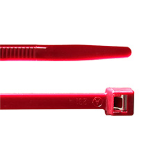 ACT 14in PLENUM Cable Ties, Burgundy, qty100 ACT1450PL