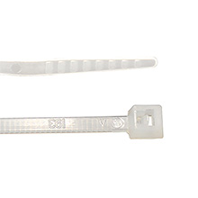 ACT 4in Miniature Cable Ties, Clear,   qty100 ACT4000C