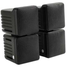 Choice Select 4in Stacked Surround Speaker, Black, 8 ohm, Pair