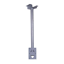 Choice Select 30-63in Ceiling Mount for use w/CHO5300, CHO5301, CHO5302, or CHO5303 (silver)