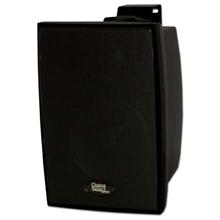Choice Select Ultra 5.25in Weather Resistant Speakers with Aluminum grill, Black, pair