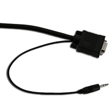 Choice Select 6ft VGA Cable with 1/8in (3.5mm) Male to Male Black